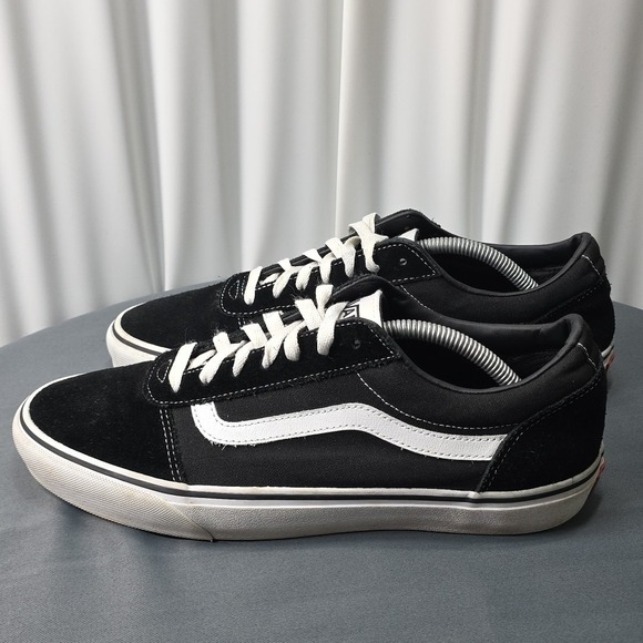 Vans Off The Wall 751505 Black Excellent Preowned Condition Mens Size 11 VGC ... - Picture 3 of 7
